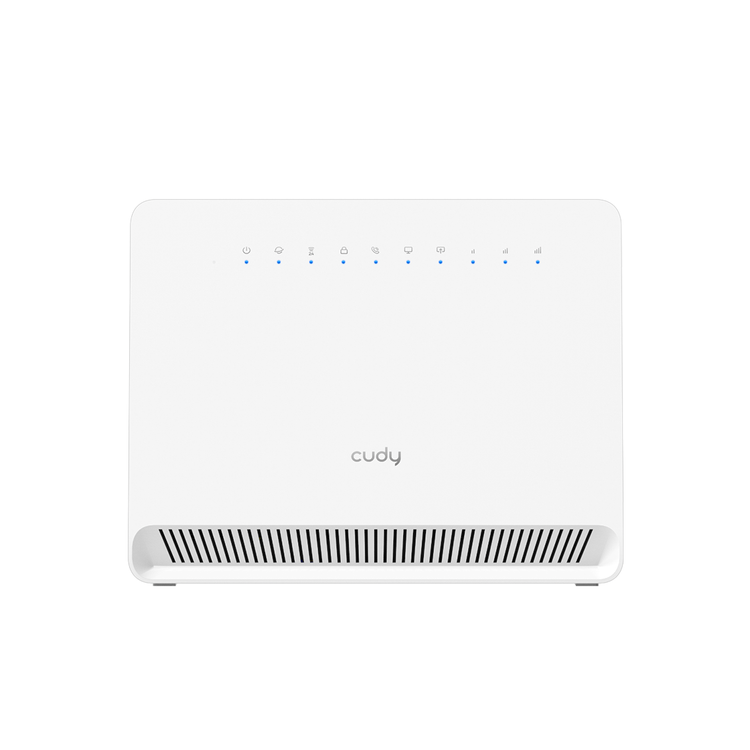 مودم روتر 4G LTE N300 برند کیودی مدل LT400V با پشتیبانی از تماس صوتی (VoLTE)