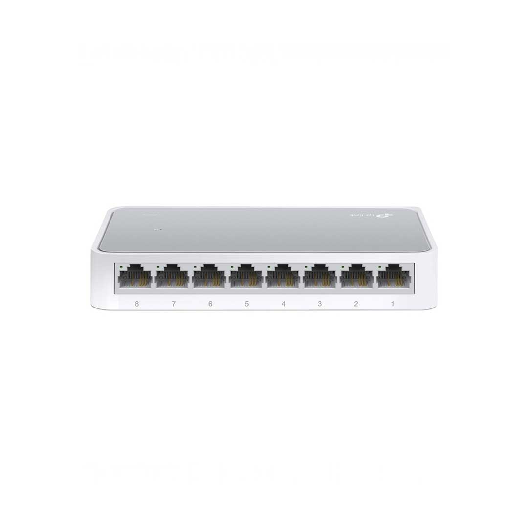 سوییچ 8 پورت مگابیت و دسکتاپ تی پی لینک مدل TPLink TL-SF1008D گارانتی اصلی