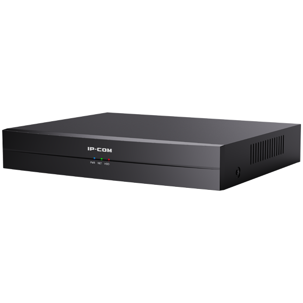 دستگاه ضبط ویدئویی تحت شبکه (NVR) 4 کاناله آی پی کام IP-COM مدل NVR3104-4P