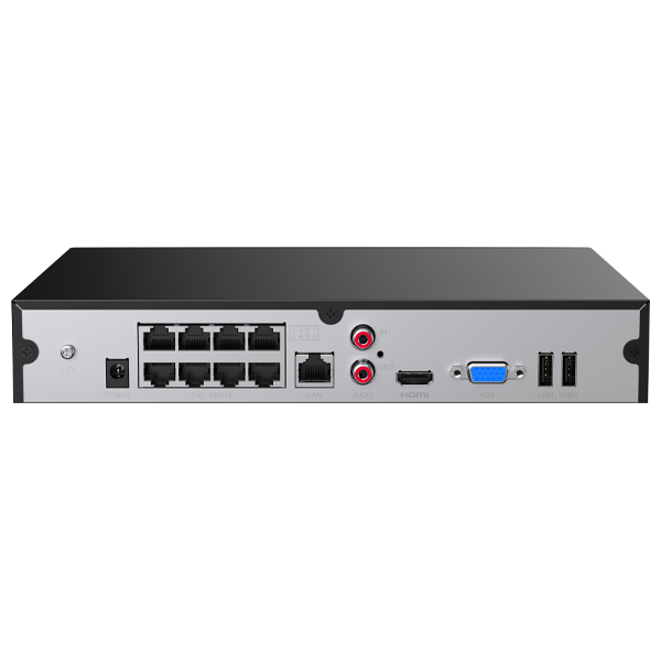 دستگاه ضبط ویدئویی تحت شبکه (NVR) 4 کاناله آی پی کام IP-COM مدل NVR3104-4P