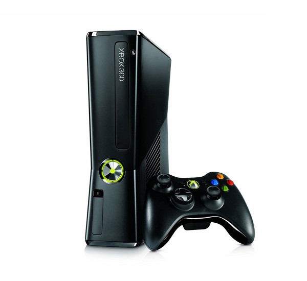 کنسول استوک مایکروسافت مدل XBOX 360 Slim-فول جی تگ-فول بازی-دو کاره-در حد نو