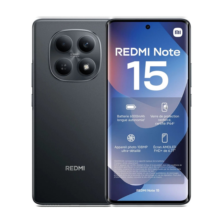 گوشی موبایل شیائومی مدل Redmi Note 15 4G حافظه 256 گیگابایت و رم 8